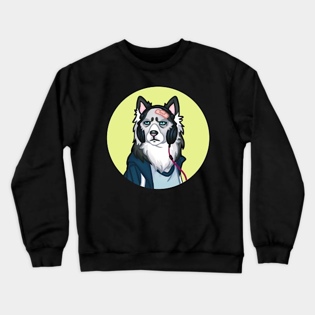 Dog Clay Crewneck Sweatshirt by LinDemonic